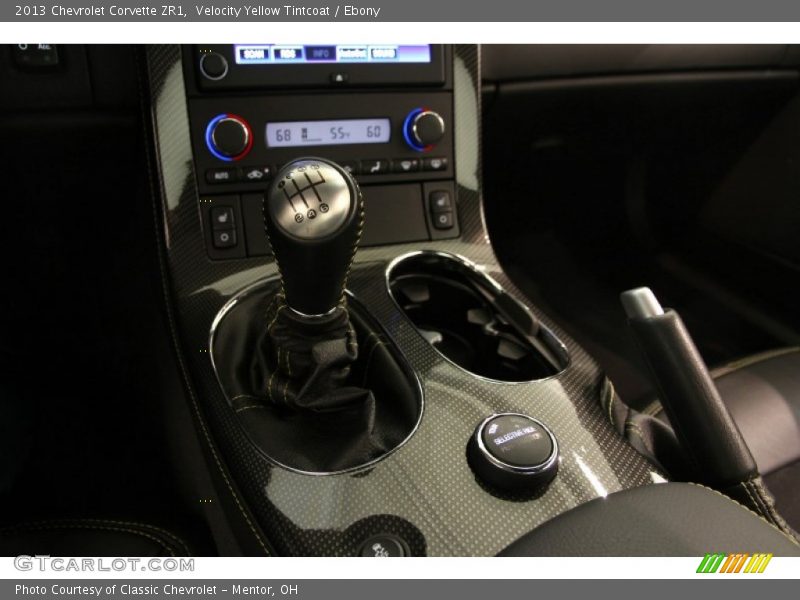 Velocity Yellow Tintcoat / Ebony 2013 Chevrolet Corvette ZR1