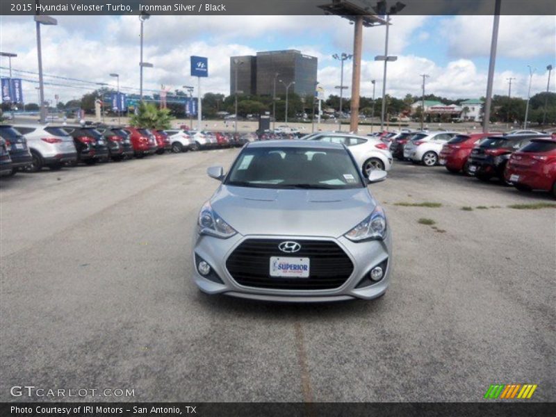 Ironman Silver / Black 2015 Hyundai Veloster Turbo