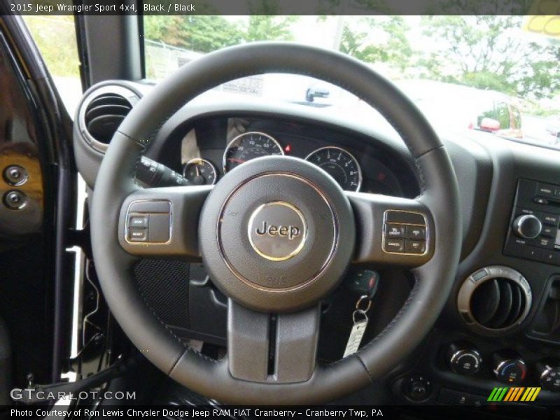 Black / Black 2015 Jeep Wrangler Sport 4x4