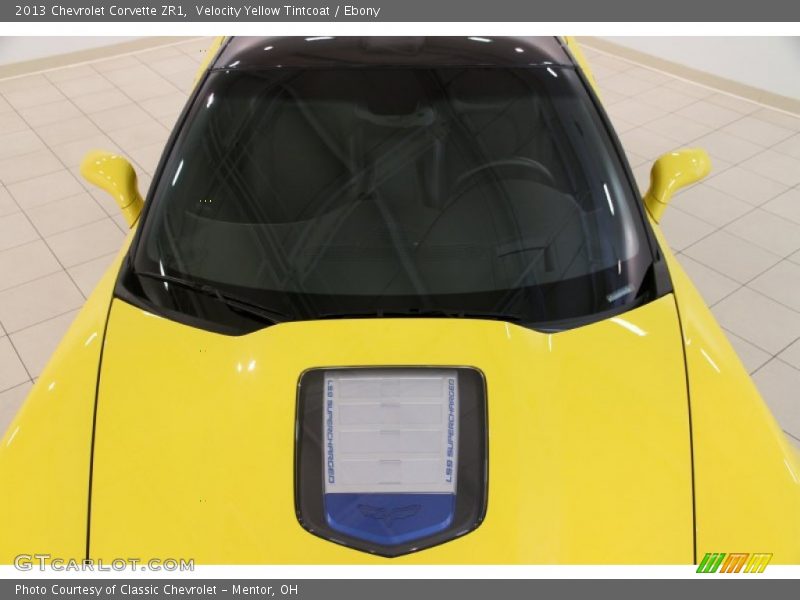 Velocity Yellow Tintcoat / Ebony 2013 Chevrolet Corvette ZR1