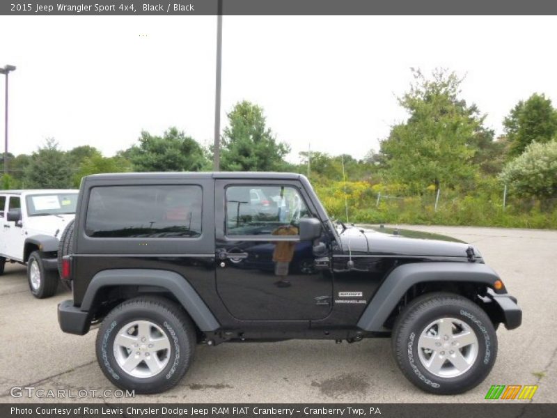 Black / Black 2015 Jeep Wrangler Sport 4x4