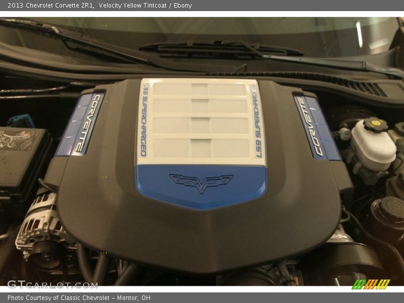Velocity Yellow Tintcoat / Ebony 2013 Chevrolet Corvette ZR1