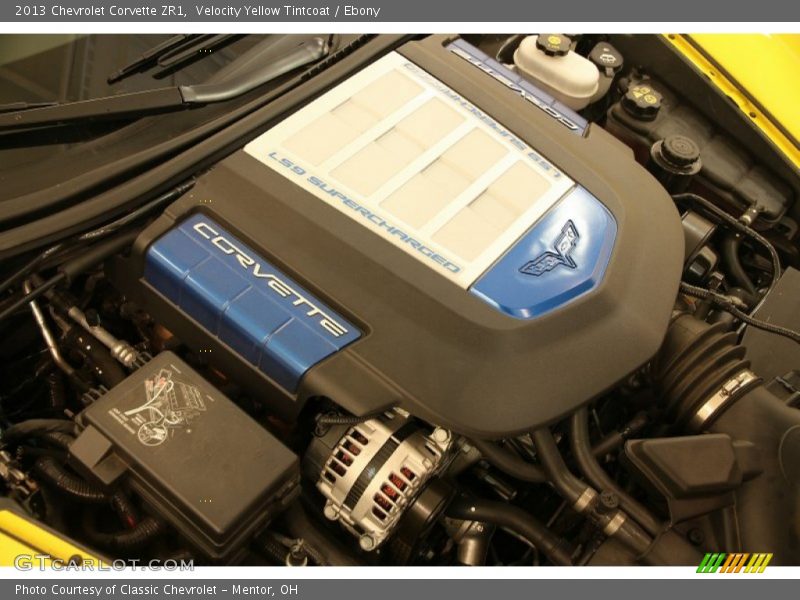  2013 Corvette ZR1 Engine - 6.2 Liter Supercharged OHV 16-Valve LS9 V8