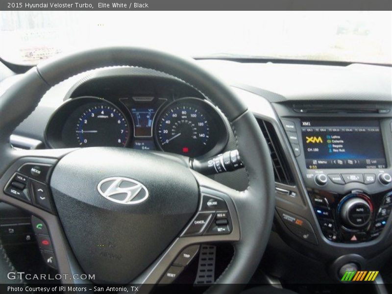 Elite White / Black 2015 Hyundai Veloster Turbo