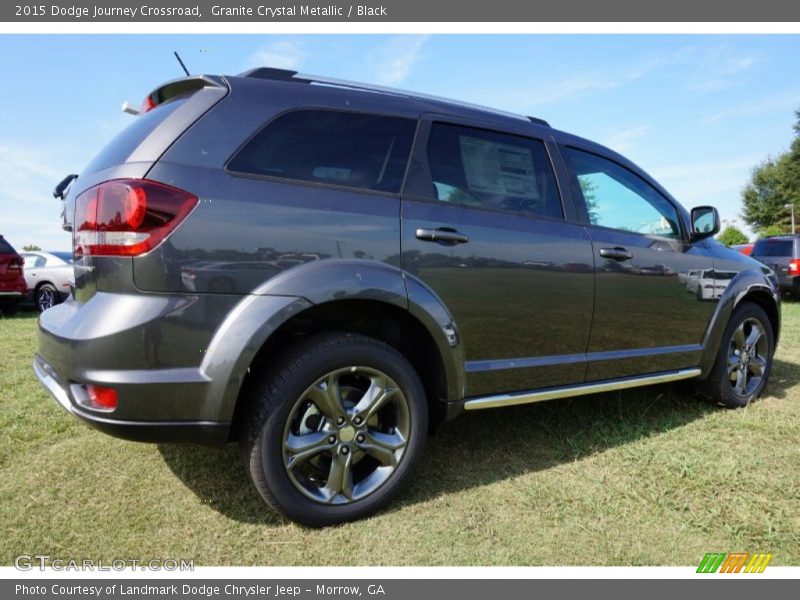 Granite Crystal Metallic / Black 2015 Dodge Journey Crossroad