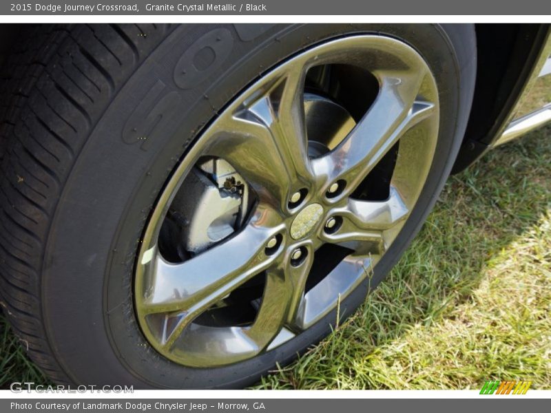 Granite Crystal Metallic / Black 2015 Dodge Journey Crossroad