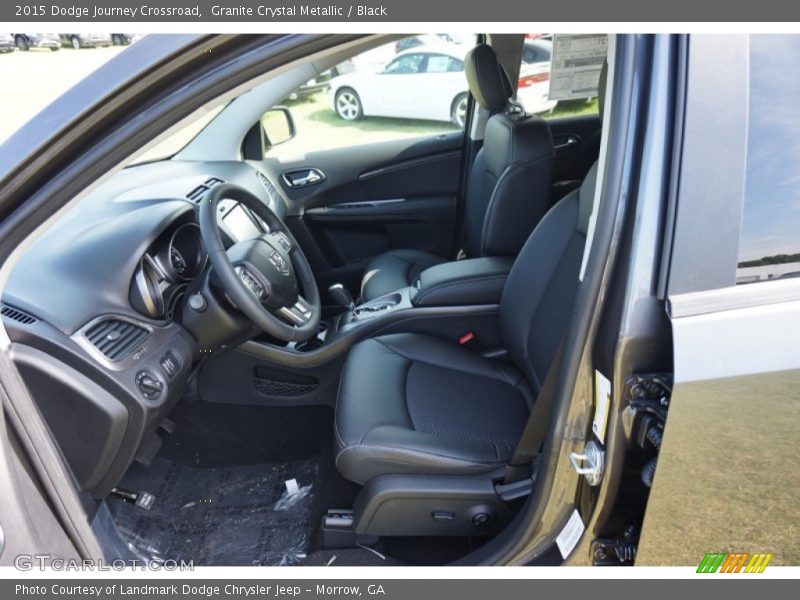 Granite Crystal Metallic / Black 2015 Dodge Journey Crossroad
