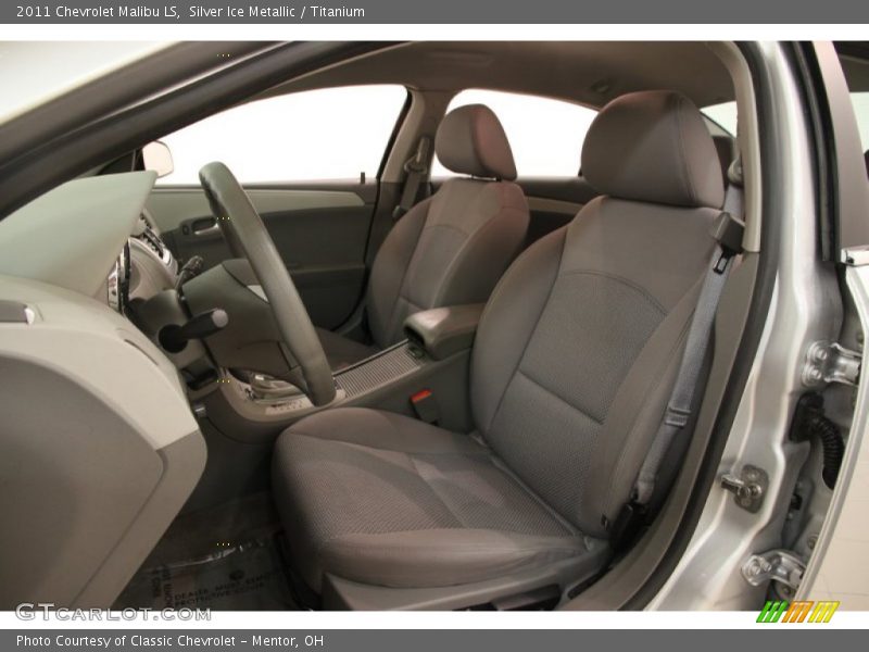 Silver Ice Metallic / Titanium 2011 Chevrolet Malibu LS