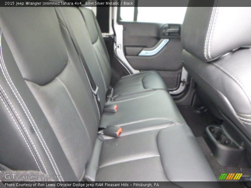 Rear Seat of 2015 Wrangler Unlimited Sahara 4x4