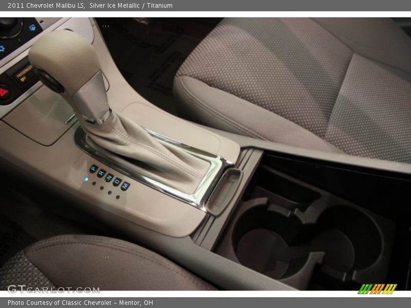 Silver Ice Metallic / Titanium 2011 Chevrolet Malibu LS
