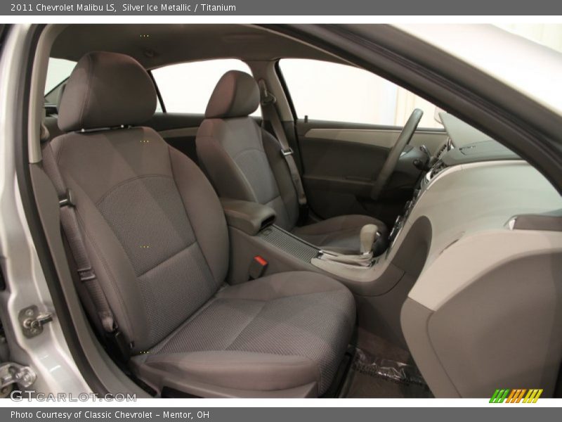 Silver Ice Metallic / Titanium 2011 Chevrolet Malibu LS