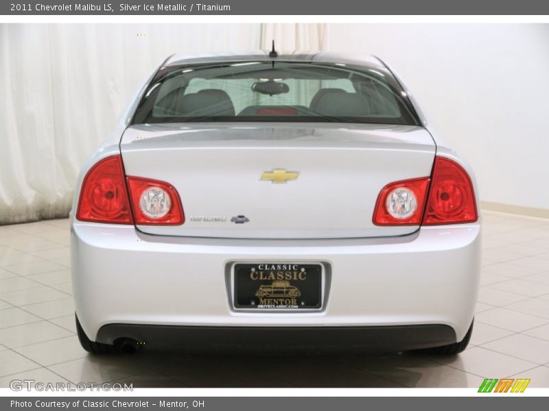 Silver Ice Metallic / Titanium 2011 Chevrolet Malibu LS