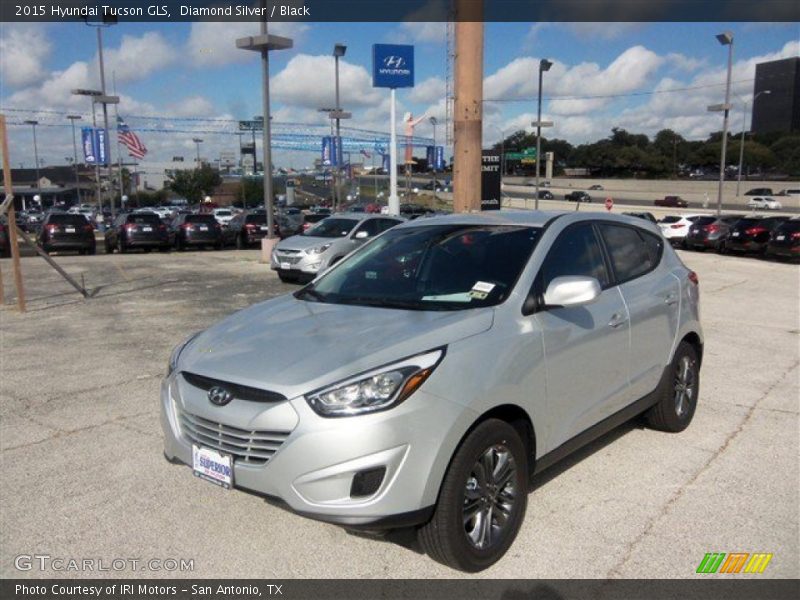 Diamond Silver / Black 2015 Hyundai Tucson GLS