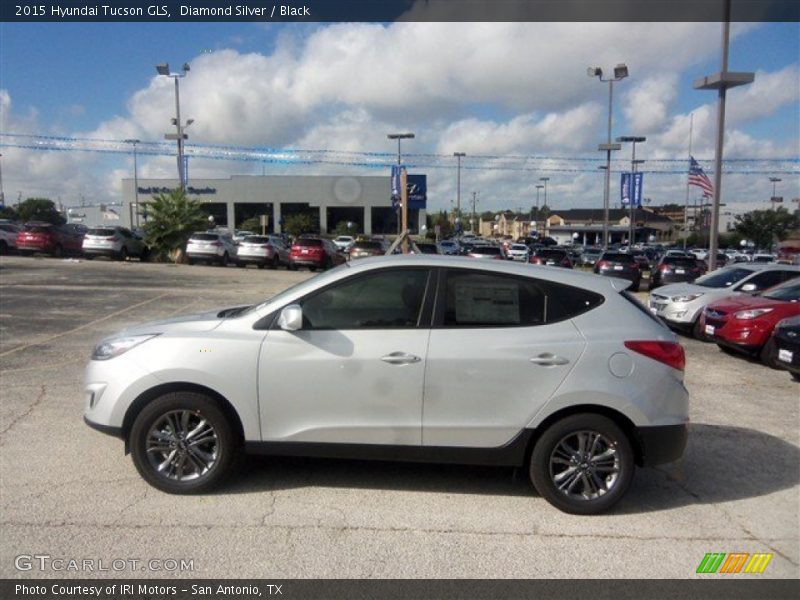 Diamond Silver / Black 2015 Hyundai Tucson GLS