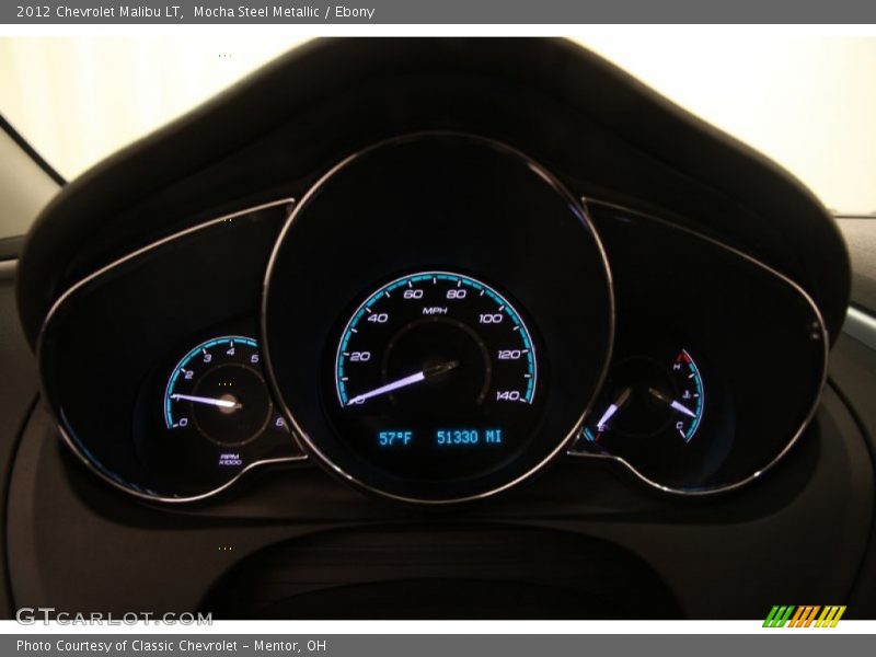 Mocha Steel Metallic / Ebony 2012 Chevrolet Malibu LT