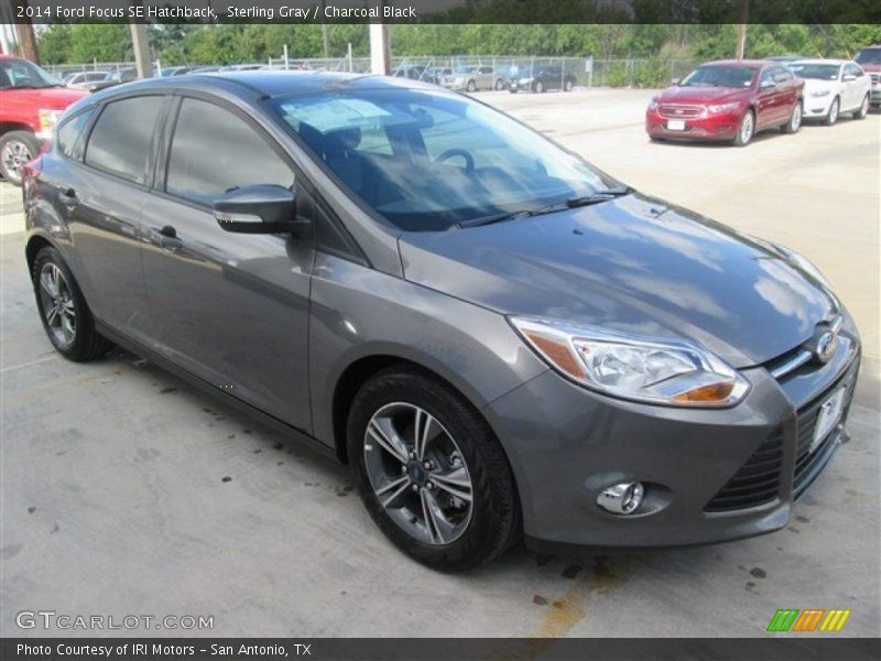 Sterling Gray / Charcoal Black 2014 Ford Focus SE Hatchback