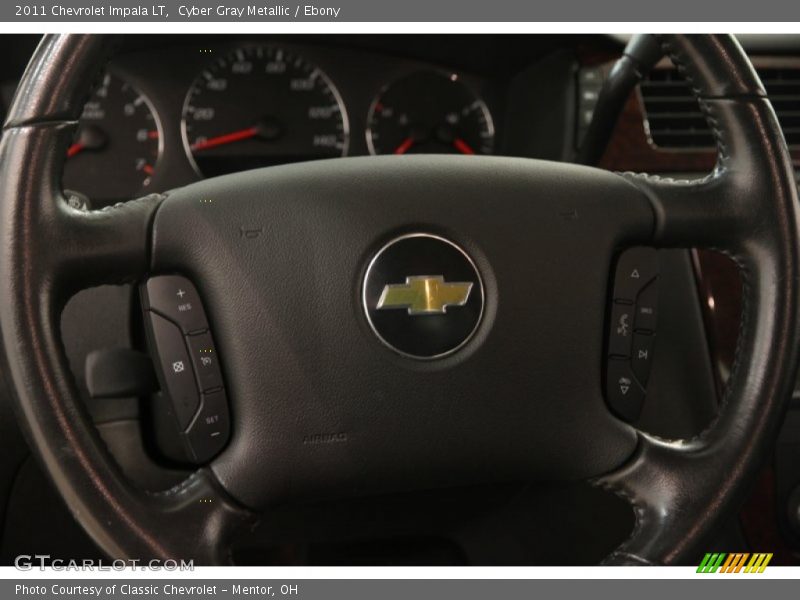 Cyber Gray Metallic / Ebony 2011 Chevrolet Impala LT