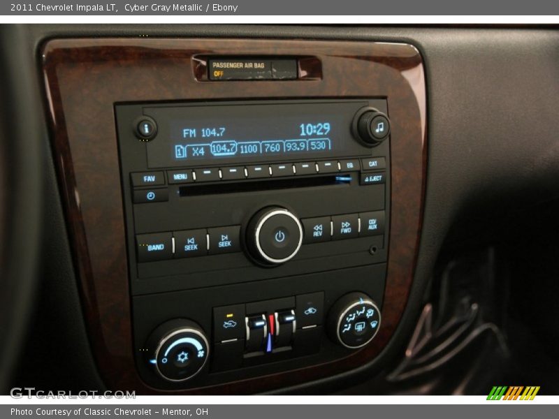 Cyber Gray Metallic / Ebony 2011 Chevrolet Impala LT