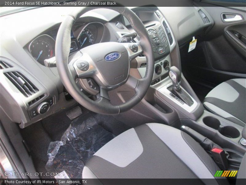 Sterling Gray / Charcoal Black 2014 Ford Focus SE Hatchback