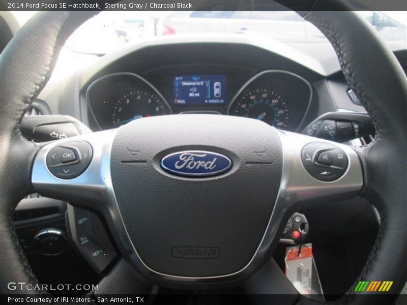 Sterling Gray / Charcoal Black 2014 Ford Focus SE Hatchback