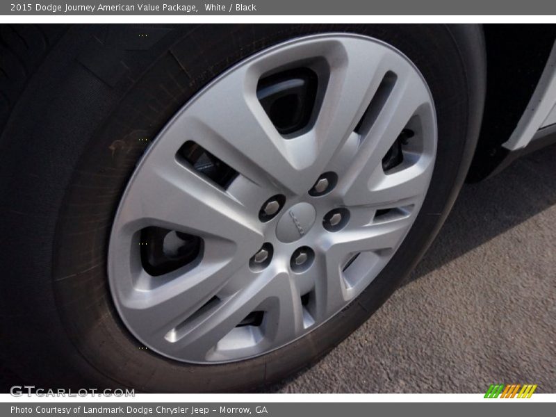 White / Black 2015 Dodge Journey American Value Package