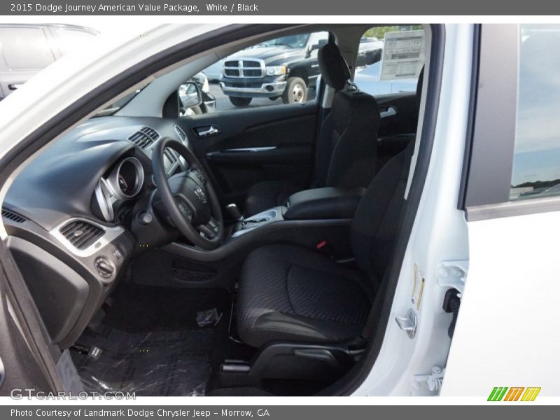 White / Black 2015 Dodge Journey American Value Package