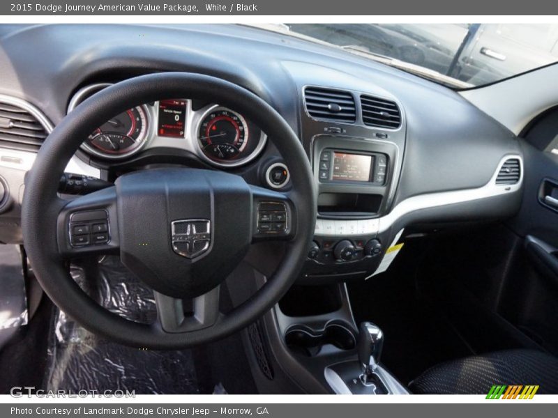 White / Black 2015 Dodge Journey American Value Package