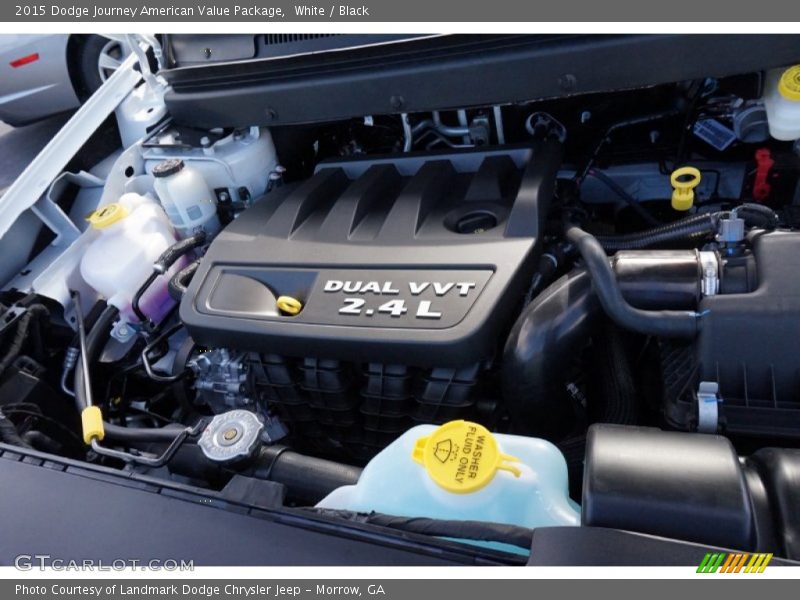 White / Black 2015 Dodge Journey American Value Package