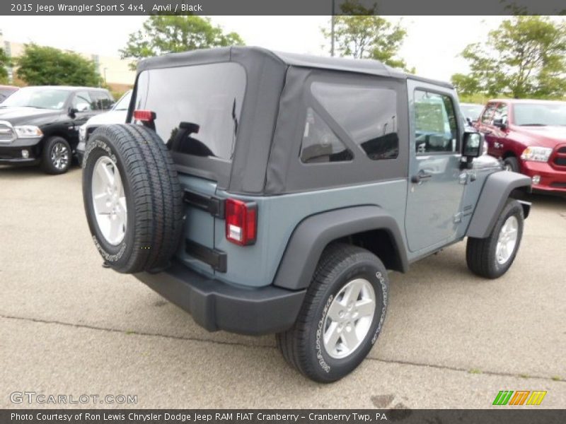 Anvil / Black 2015 Jeep Wrangler Sport S 4x4