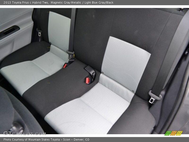 Magnetic Gray Metallic / Light Blue Gray/Black 2013 Toyota Prius c Hybrid Two