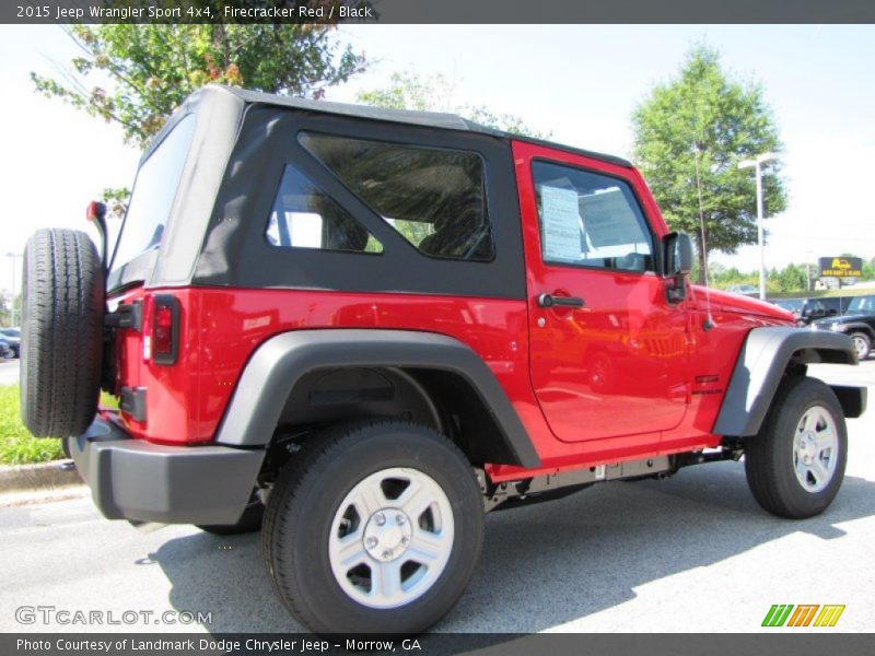 Firecracker Red / Black 2015 Jeep Wrangler Sport 4x4