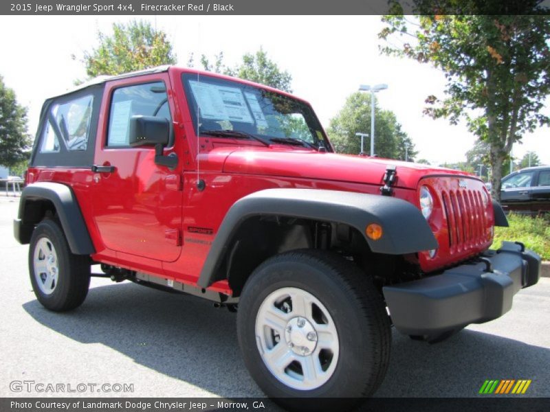 Front 3/4 View of 2015 Wrangler Sport 4x4
