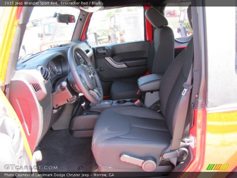 Firecracker Red / Black 2015 Jeep Wrangler Sport 4x4