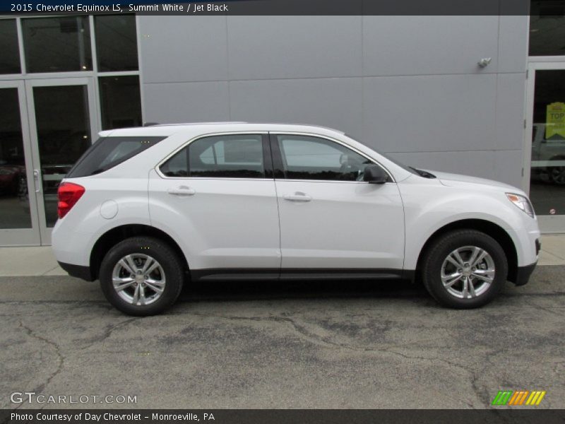 Summit White / Jet Black 2015 Chevrolet Equinox LS