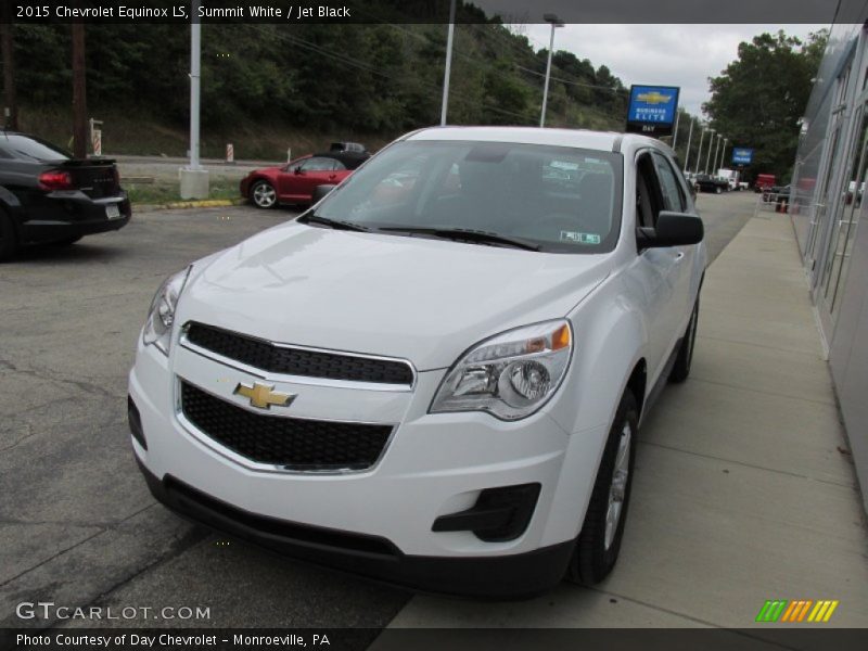 Summit White / Jet Black 2015 Chevrolet Equinox LS