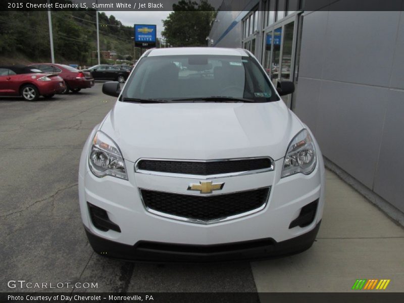 Summit White / Jet Black 2015 Chevrolet Equinox LS