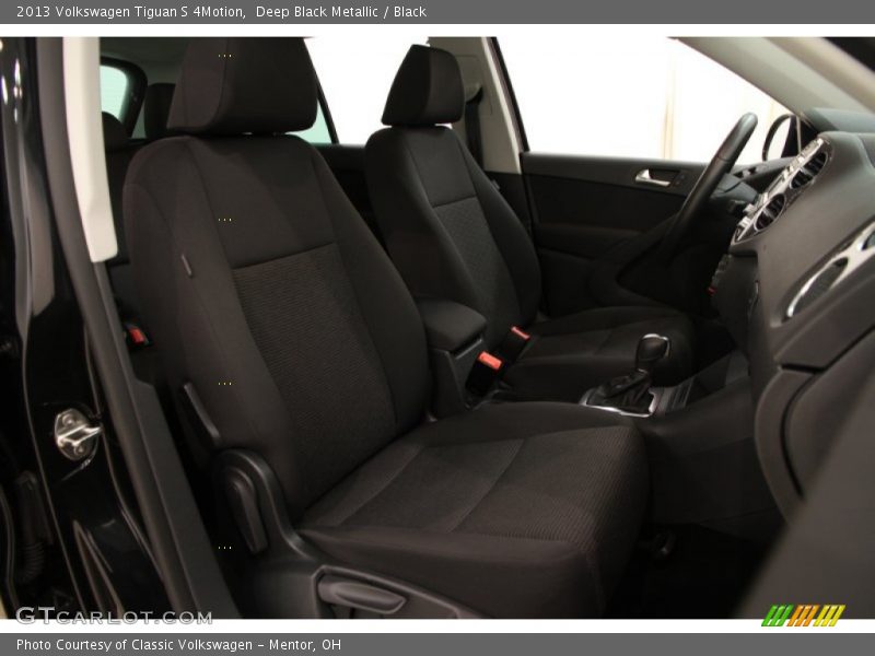 Deep Black Metallic / Black 2013 Volkswagen Tiguan S 4Motion