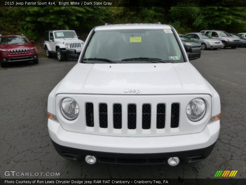 Bright White / Dark Slate Gray 2015 Jeep Patriot Sport 4x4
