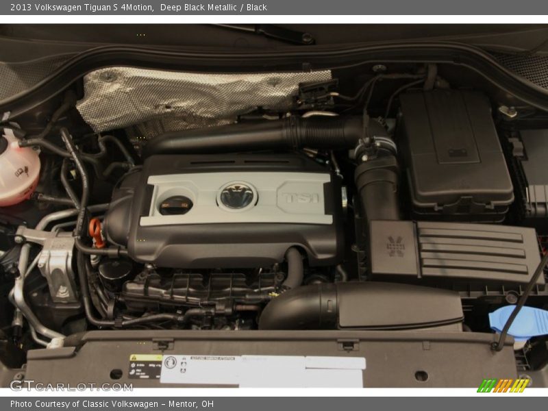 Deep Black Metallic / Black 2013 Volkswagen Tiguan S 4Motion