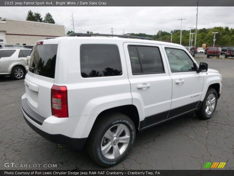 Bright White / Dark Slate Gray 2015 Jeep Patriot Sport 4x4