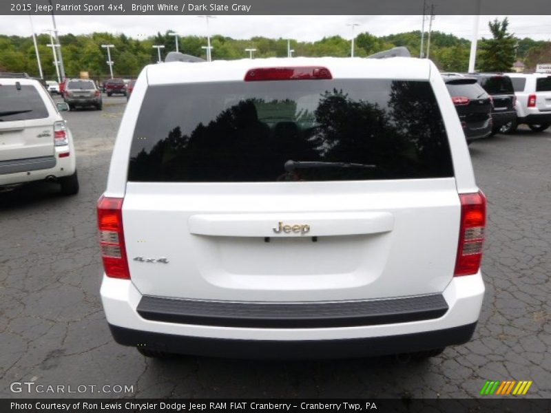 Bright White / Dark Slate Gray 2015 Jeep Patriot Sport 4x4
