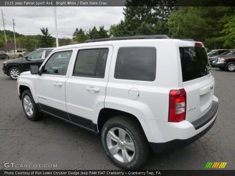 Bright White / Dark Slate Gray 2015 Jeep Patriot Sport 4x4