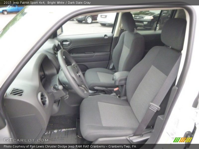 Bright White / Dark Slate Gray 2015 Jeep Patriot Sport 4x4