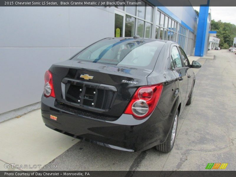 Black Granite Metallic / Jet Black/Dark Titanium 2015 Chevrolet Sonic LS Sedan