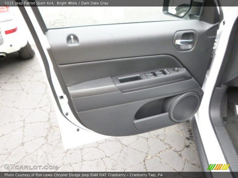 Bright White / Dark Slate Gray 2015 Jeep Patriot Sport 4x4