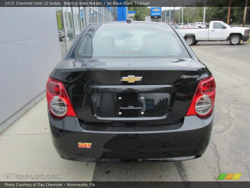 Black Granite Metallic / Jet Black/Dark Titanium 2015 Chevrolet Sonic LS Sedan