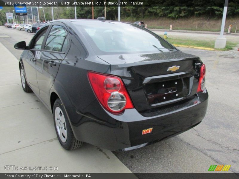 Black Granite Metallic / Jet Black/Dark Titanium 2015 Chevrolet Sonic LS Sedan