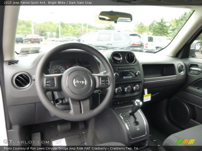 Bright White / Dark Slate Gray 2015 Jeep Patriot Sport 4x4