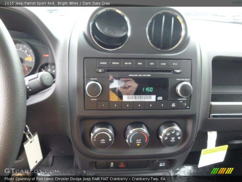 Bright White / Dark Slate Gray 2015 Jeep Patriot Sport 4x4