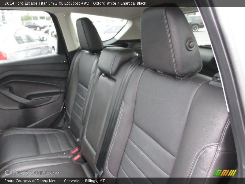 Oxford White / Charcoal Black 2014 Ford Escape Titanium 2.0L EcoBoost 4WD
